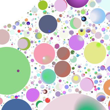 Daire saydam arka plan - eğilim seamless modeli.