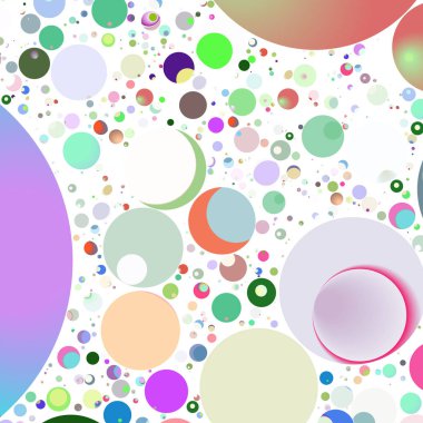 Daire saydam arka plan - eğilim seamless modeli.