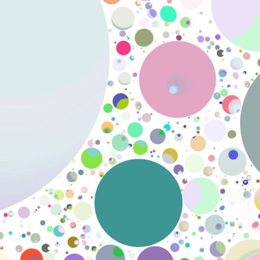 Daire saydam arka plan - eğilim seamless modeli.