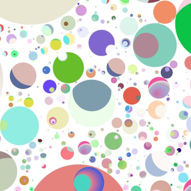 Daire saydam arka plan - eğilim seamless modeli.