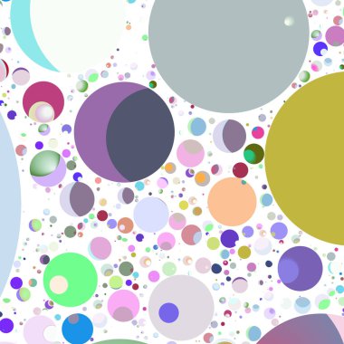 Daire saydam arka plan - eğilim seamless modeli.