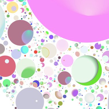 Daire saydam arka plan - eğilim seamless modeli.