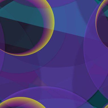 Daire saydam arka plan - eğilim seamless modeli.