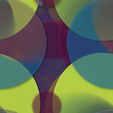 Daire saydam arka plan - eğilim seamless modeli.