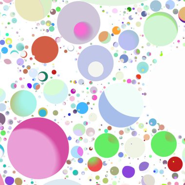 Daire saydam arka plan - eğilim seamless modeli.