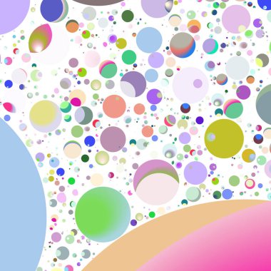 Daire saydam arka plan - eğilim seamless modeli.