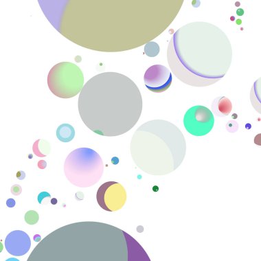 Daire saydam arka plan - eğilim seamless modeli.