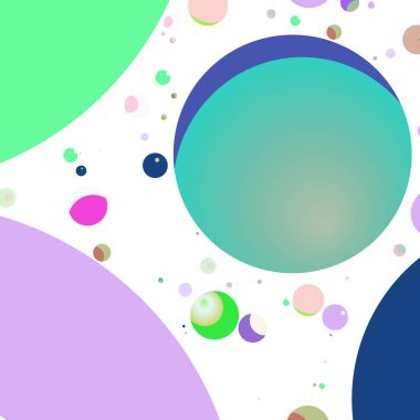 Daire saydam arka plan - eğilim seamless modeli.