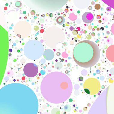 Daire saydam arka plan - eğilim seamless modeli.