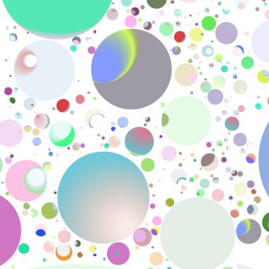 Daire saydam arka plan - eğilim seamless modeli.