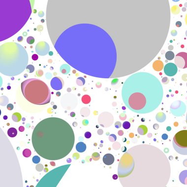 Daire saydam arka plan - eğilim seamless modeli.