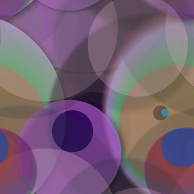 Daire saydam arka plan - eğilim seamless modeli.