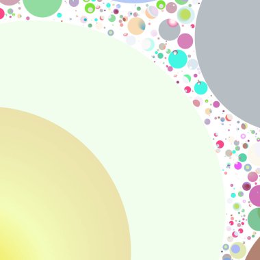 Daire saydam arka plan - eğilim seamless modeli.