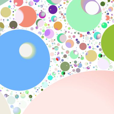 Daire saydam arka plan - eğilim seamless modeli.