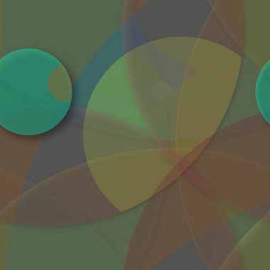 Daire saydam arka plan - eğilim seamless modeli.