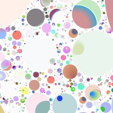 Daire saydam arka plan - eğilim seamless modeli.