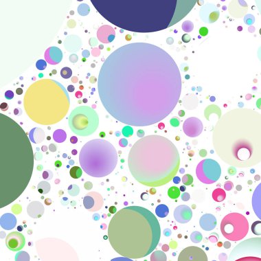 Daire saydam arka plan - eğilim seamless modeli.