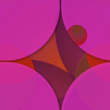 Daire saydam arka plan - eğilim seamless modeli.