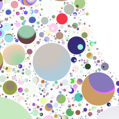 Daire saydam arka plan - eğilim seamless modeli.