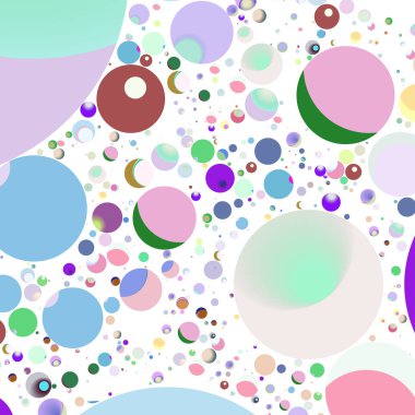 Daire saydam arka plan - eğilim seamless modeli.