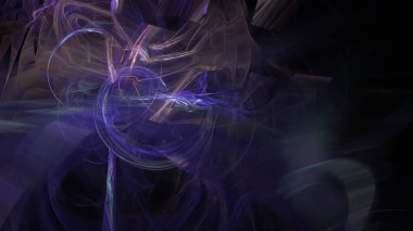 Fantezi kaotik renkli fraktal desen. Soyut Fraktal şekiller. 3D render resimde arka plan veya duvar kağıdı.