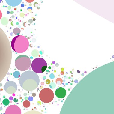 Daire saydam arka plan - eğilim seamless modeli.