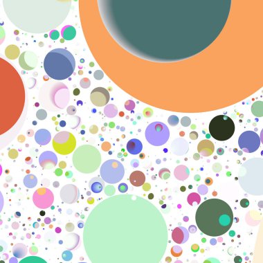 Daire saydam arka plan - eğilim seamless modeli.