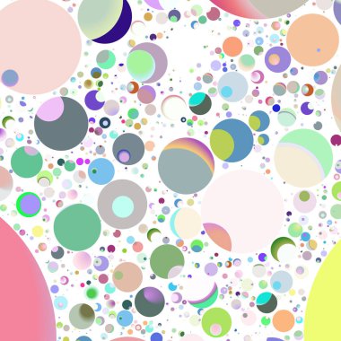 Daire saydam arka plan - eğilim seamless modeli.