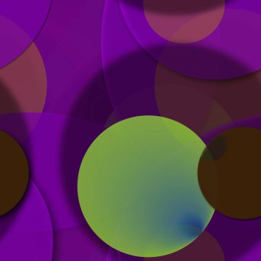 Daire saydam arka plan - eğilim seamless modeli.