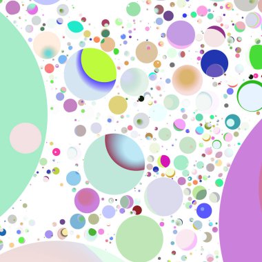 Daire saydam arka plan - eğilim seamless modeli.