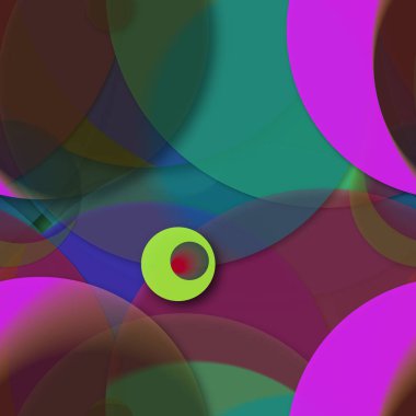 Daire saydam arka plan - eğilim seamless modeli.