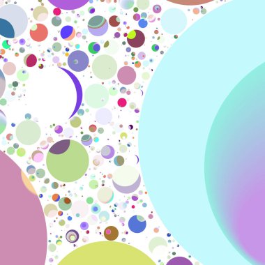 Daire saydam arka plan - eğilim seamless modeli.