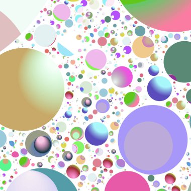 Daire saydam arka plan - eğilim seamless modeli.