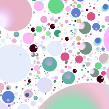 Daire saydam arka plan - eğilim seamless modeli.