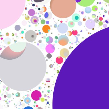 Daire saydam arka plan - eğilim seamless modeli.