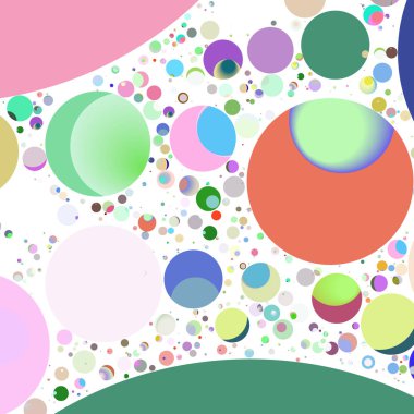 Daire saydam arka plan - eğilim seamless modeli.