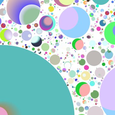 Daire saydam arka plan - eğilim seamless modeli.