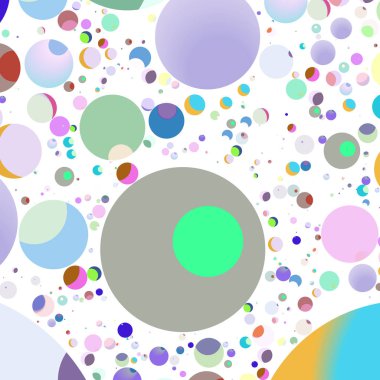 Daire saydam arka plan - eğilim seamless modeli.