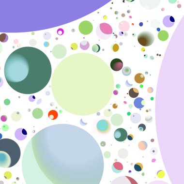 Daire saydam arka plan - eğilim seamless modeli.