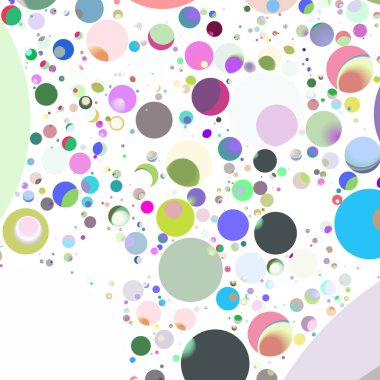 Daire saydam arka plan - eğilim seamless modeli.