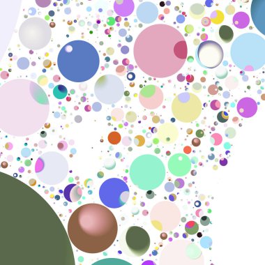 Daire saydam arka plan - eğilim seamless modeli.