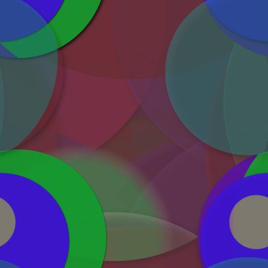 Daire saydam arka plan - eğilim seamless modeli.