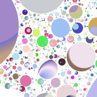 Daire saydam arka plan - eğilim seamless modeli.