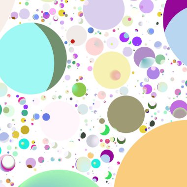 Daire saydam arka plan - eğilim seamless modeli.