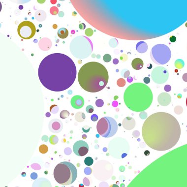 Daire saydam arka plan - eğilim seamless modeli.