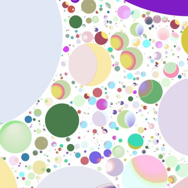 Daire saydam arka plan - eğilim seamless modeli.