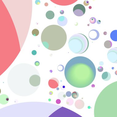 Daire saydam arka plan - eğilim seamless modeli.