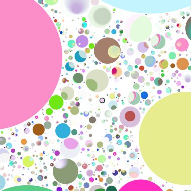 Daire saydam arka plan - eğilim seamless modeli.