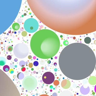 Daire saydam arka plan - eğilim seamless modeli.