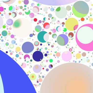 Daire saydam arka plan - eğilim seamless modeli.